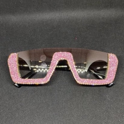 Pink Rhinestone Shades